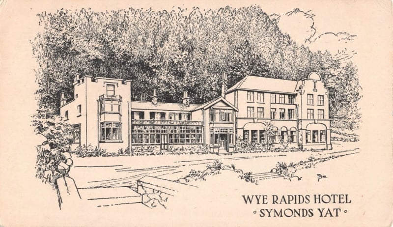 Wye Rapids Hotel, Symonds Yat c1950