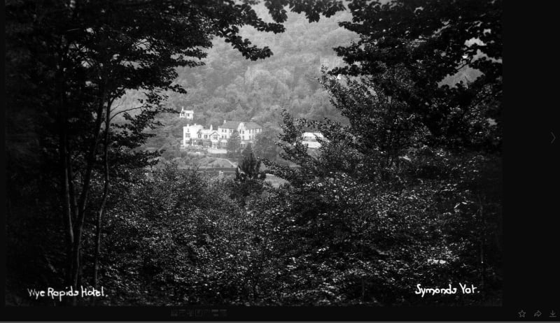 Wye Rapids Hotel, Symonds Yat 1960-65