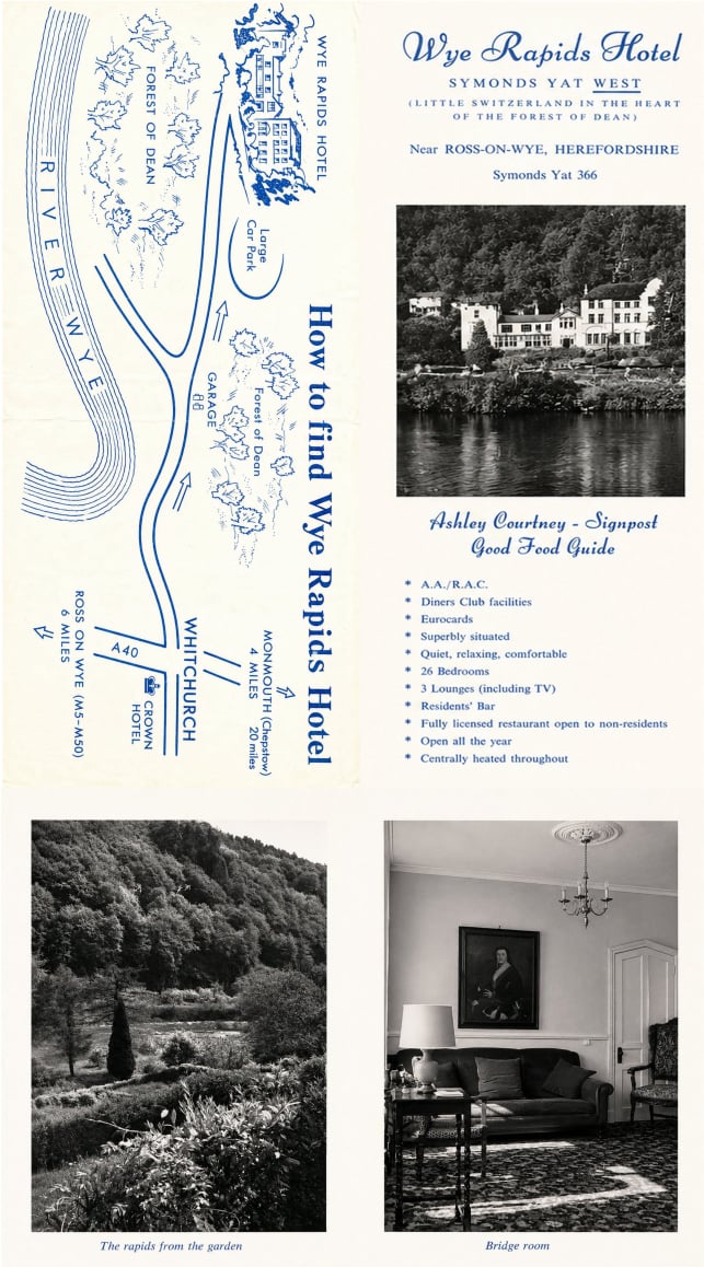 Wye Rapids Hotel 1970s Brochure
