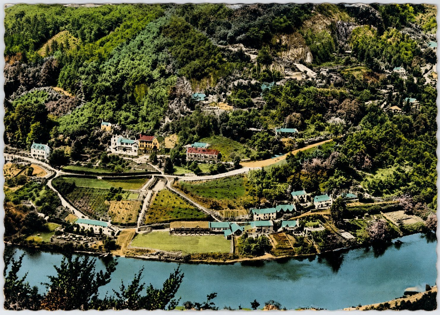 Wye Rapids Hotel, Symonds Yat Painting